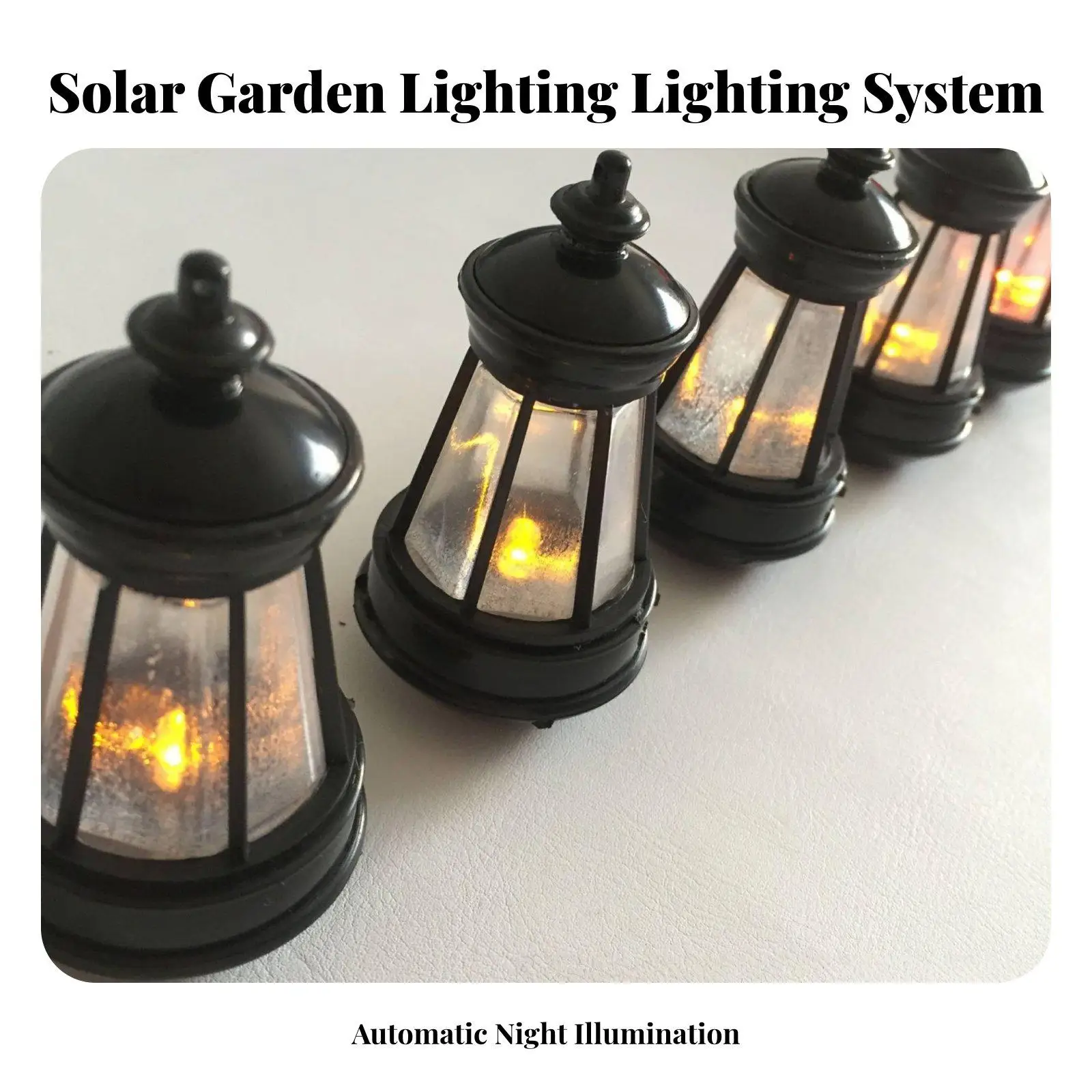 Vintage Solar Outdoor Lantern LED Waterproof Garden Light Hanging Lamp for Patio Yard Decoration