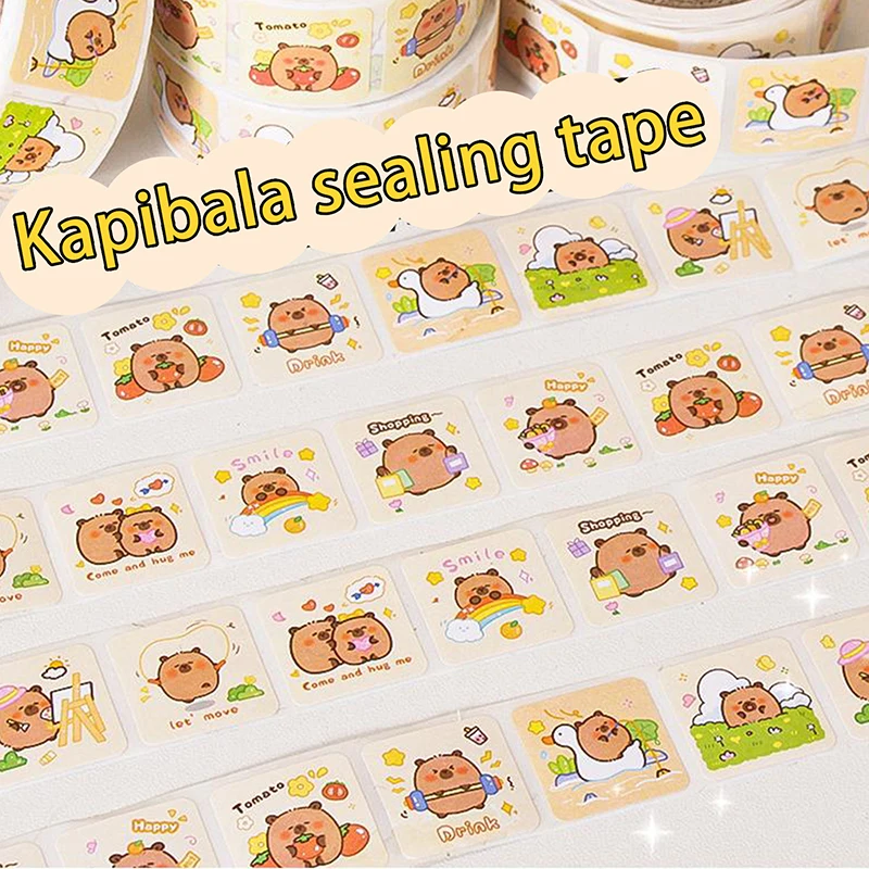 300/500Stickers Cartoon Capybara Graffiti Sticker For Water Bottle Laptop Luggages Laptop Decals Decoration Kid Reward Gift Toy