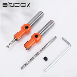 8mm Shank HSS Countersink Router Bit Screw Extractor Remon Demolition for Wood Milling Cutter