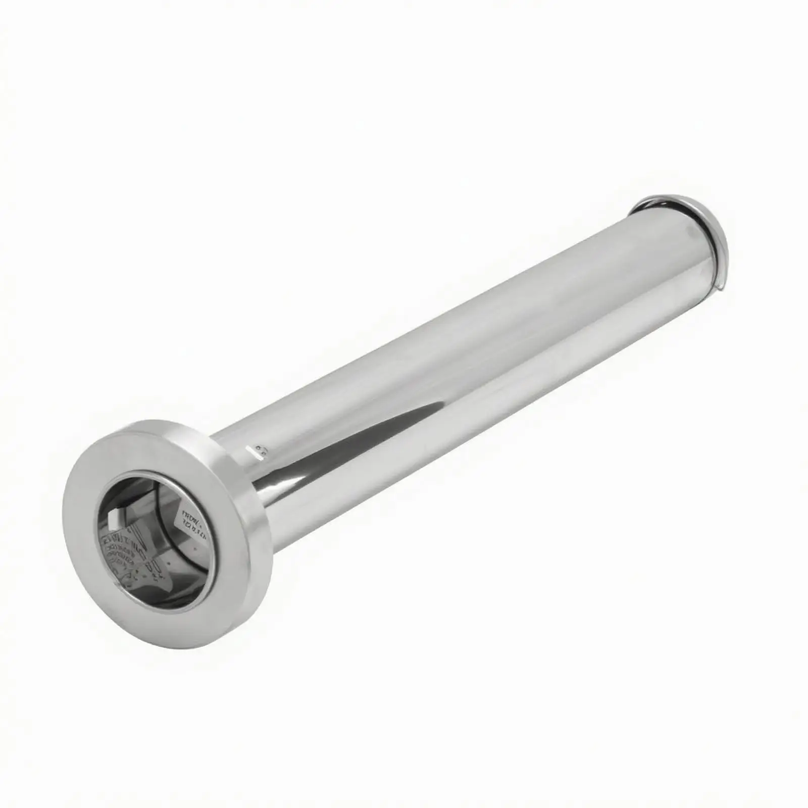 Commercial Stainless Steel Cup Dispenser Polished metal Finish, Smooth Cylindrical Body Cup Dispenser, for Drink Stations