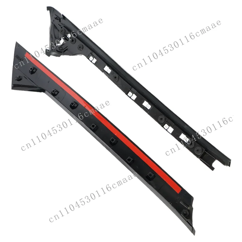 Brand New Front Pillar Exterior Panel BB5Z7803136AB Bright Black Left and Right Replacement BB5Z-7803137-AA Pair