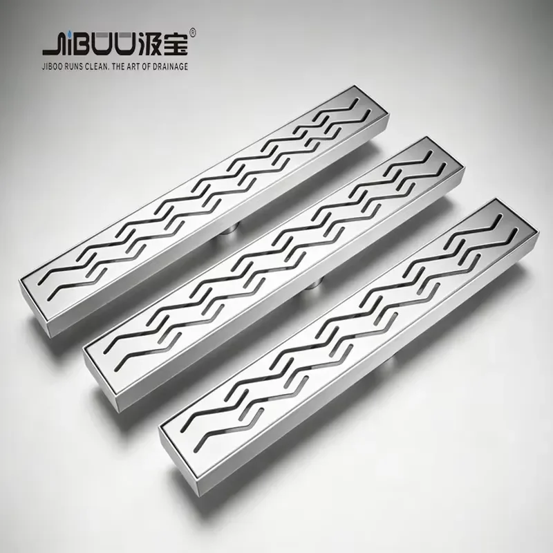 for Modern Stainless Steel 304 Satin Polished 800mm Anti Roach Floor Drain Sewer Suitable for Bathrooms with 5 Year Warranty