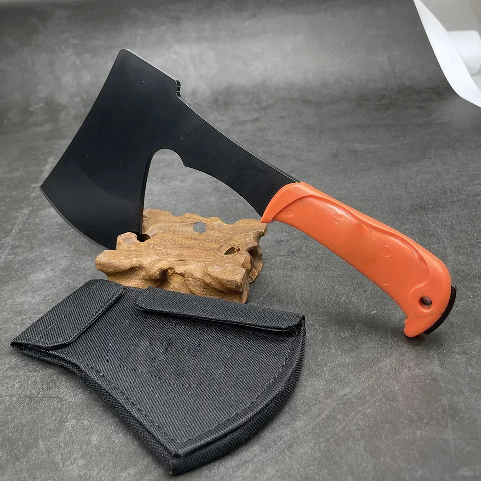 leve sobrevivencia machado hatchet 420j2 lamina inoxidavel emborrachado antiderrapante handle nylon belt bainha 01