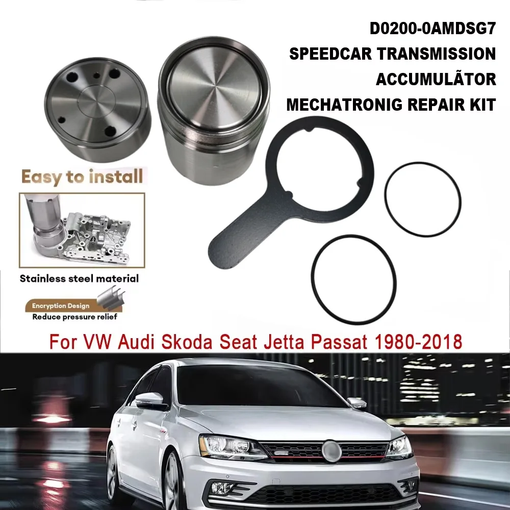 

For VW Audi Skoda Seat Jetta Passat 1980-2018 DQ200 0AM DSG 7 Speed Car Transmission Accumulator Mechatronic Repair Kit Car Part