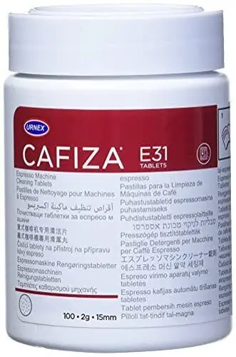 Urnex Cafiza Professional Espresso Machine Cleaning Tablets 100 Count