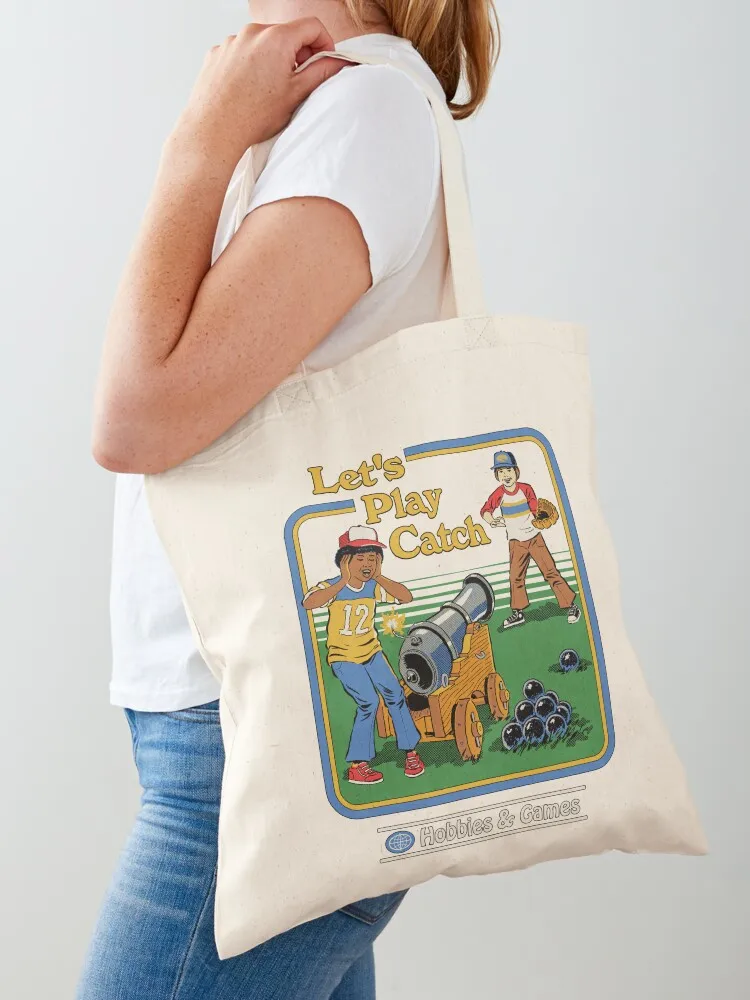 Let's Play Catch Tote Bag Women's shopper Gift bags