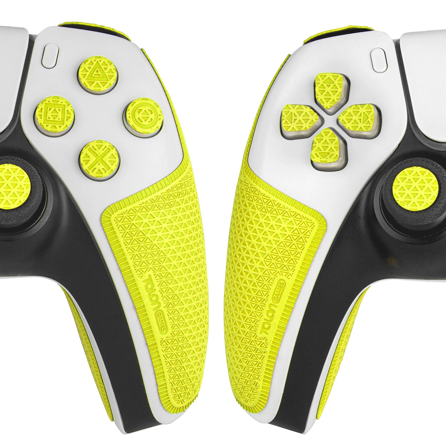 

TALONGAMES Controller Grip Tape Compatible with Playstation 5 DualSense,Anti-Slip Buttons,Textured Skin Kit for PS5,Yellow