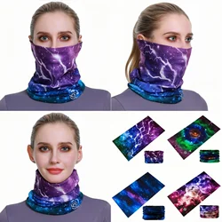 Galaxy Design Seamless Bandanas For Woman Man Sports Heabands Cycling Balaclava Female Male Neck Gaiter Deporte Face Mask