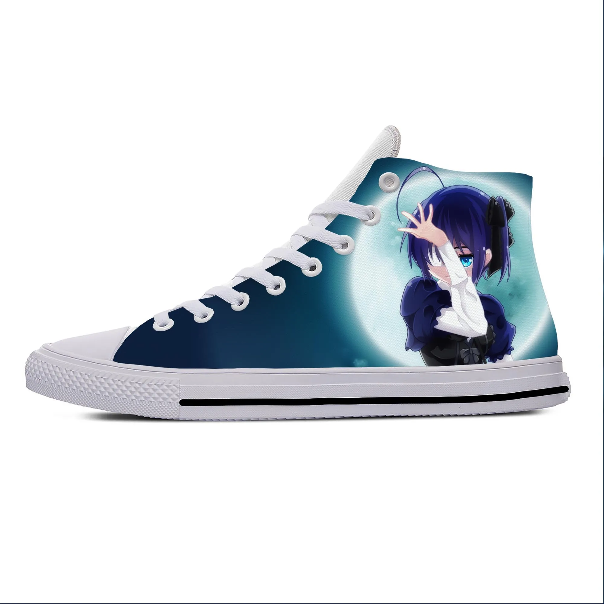 

Кроссовки Chunibyo мужские/женские, Повседневные Дышащие Высокие, легкие, для скейтборда, таканаши, Рикка