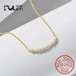 wholesale TRENDY Morse Code Necklace with LOVE Pendant in 925 Sterling Silver and Cubic Zircon for women