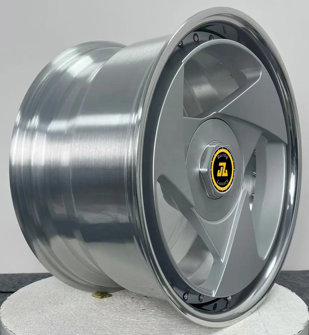 Jiangzao Custom Forged Wheels 3 Spoke 19 Inch 2-Piece Sliver Chrome 5x120 New Design  6061-T6 for F30 G20