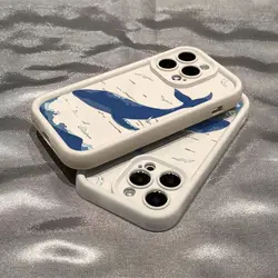 Sky Whale Phone Case For OPPO Realme C53 C35 C55 C33 C31 C15 C21 C21Y C25Y C12 C25 C25S C30 C30S 11 8 5 5i C17 C2 7i