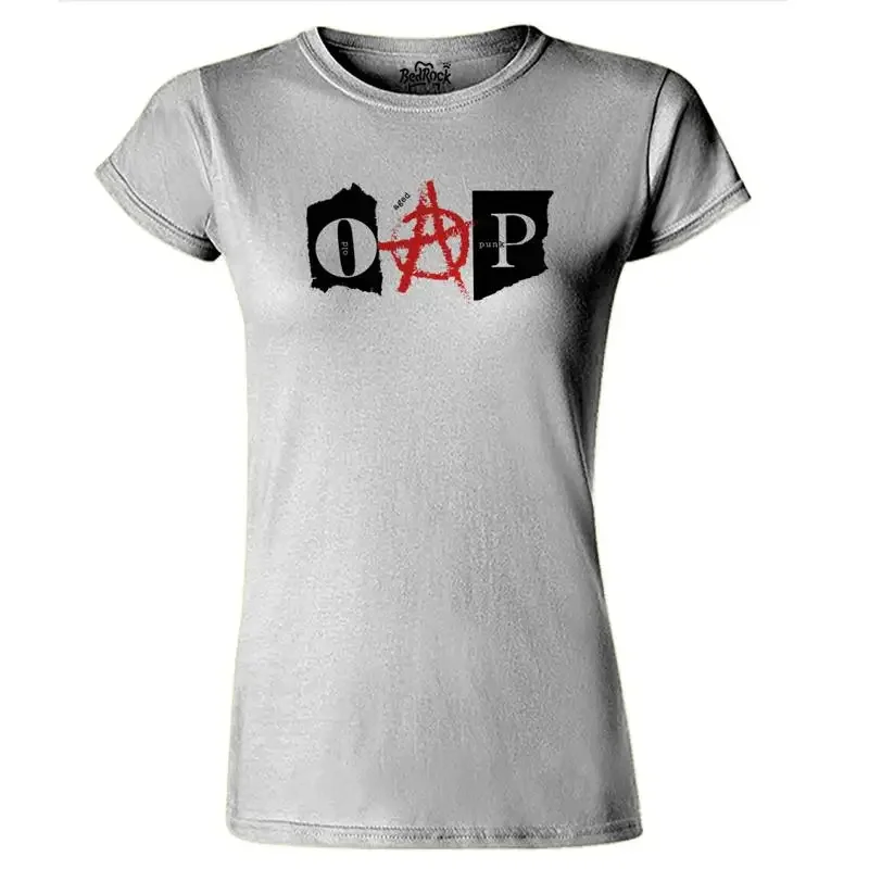 Womens Old Aged Punk OAP T Shirt Pistols Damned Ruts Rock