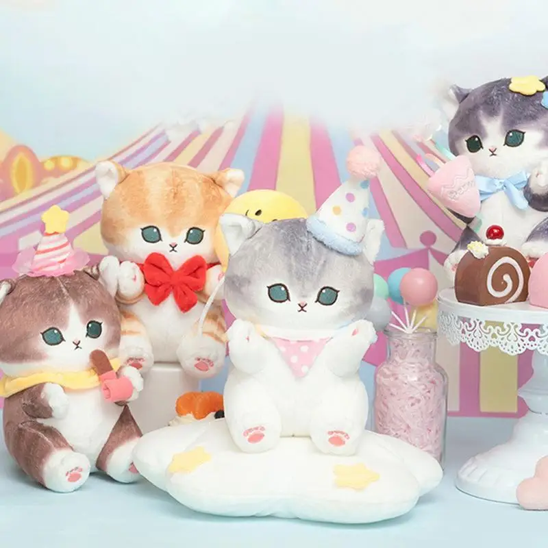 Mofusand Cat Plushies para crianças, Cosplay Animais, Boneca De Pelúcia Bonito, Presente