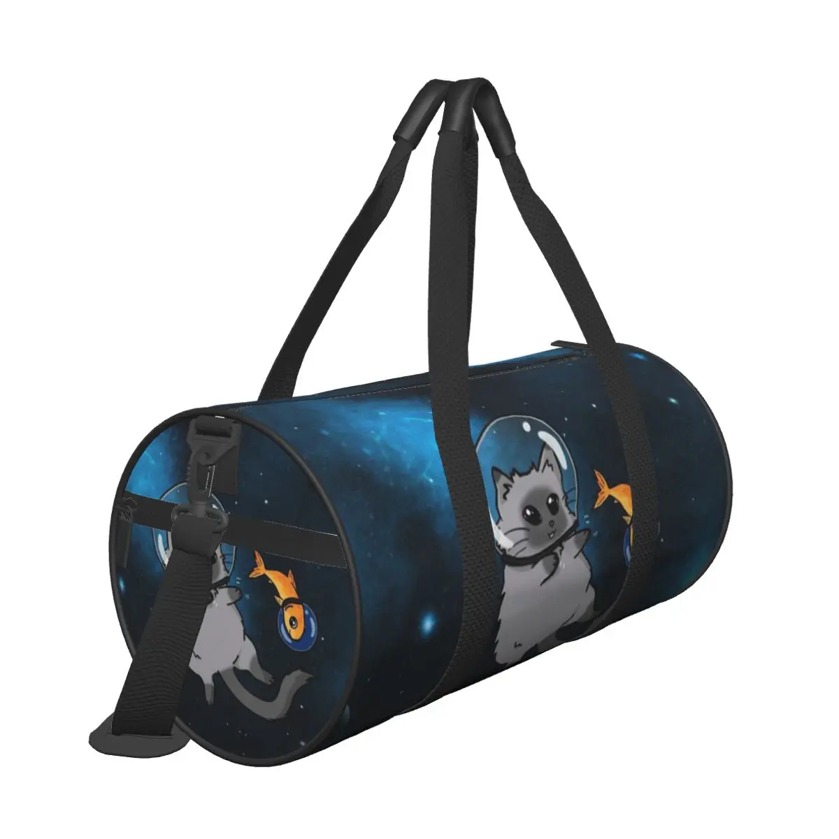 Hot Sale Spacecat And Spacefish Travel bag Winter Travel Fishing Travel Bag