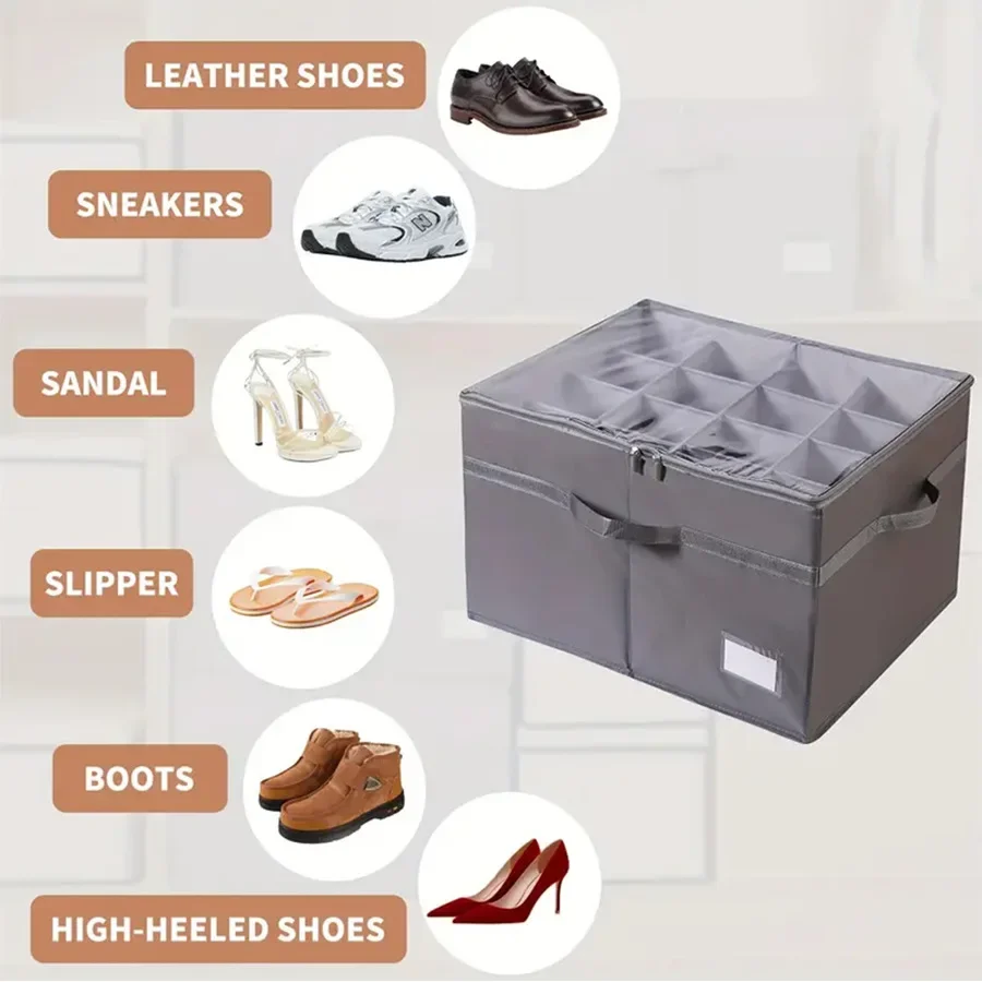 

Transparent Foldable Storage Box, Multifunctional Shoe Storage, Sports Shoe Finder,Shoe organizer,shoe rack,shoe rac