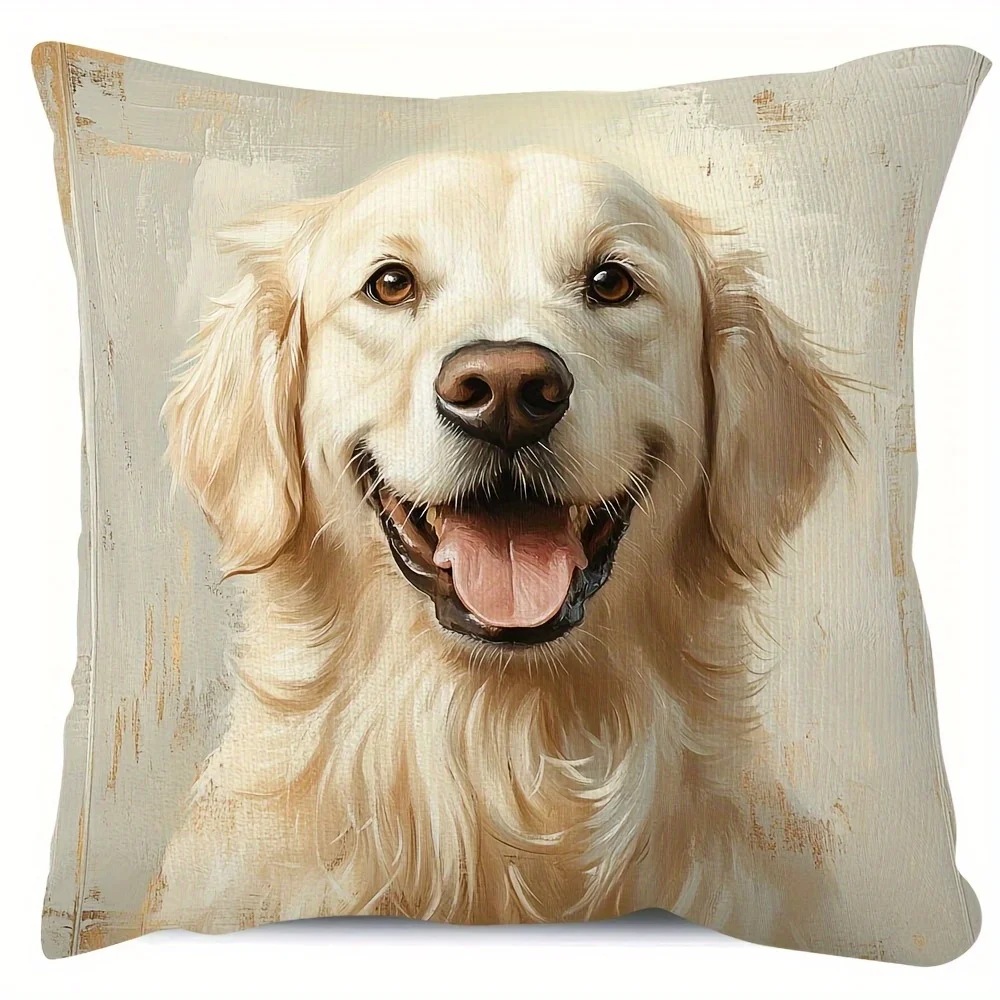 Adorable Pet Printed Pillowcases Dogs Cats Mouse Cozy Home Decor Sofa Seat Mattress Cover Home Decoration