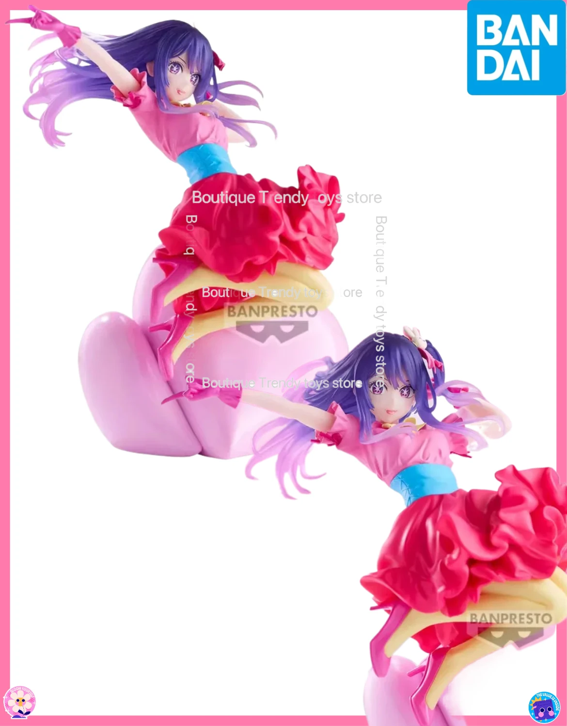 

Оригинальная коллекционная фигурка Bandai Banpresto Anime OSHI NO KO ESPRESTO-Poppin' Heart Hoshino Ai из ПВХ, модель-игрушка, подарок