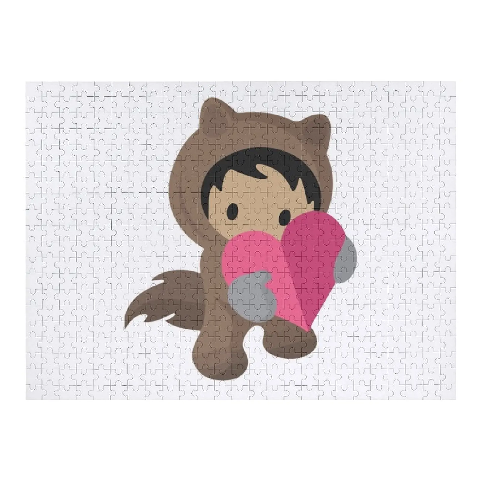 

Who Loves Basket Salesforce Never Forget Vintage Style Jigsaw Puzzle Picture Animal Personalize Puzzle