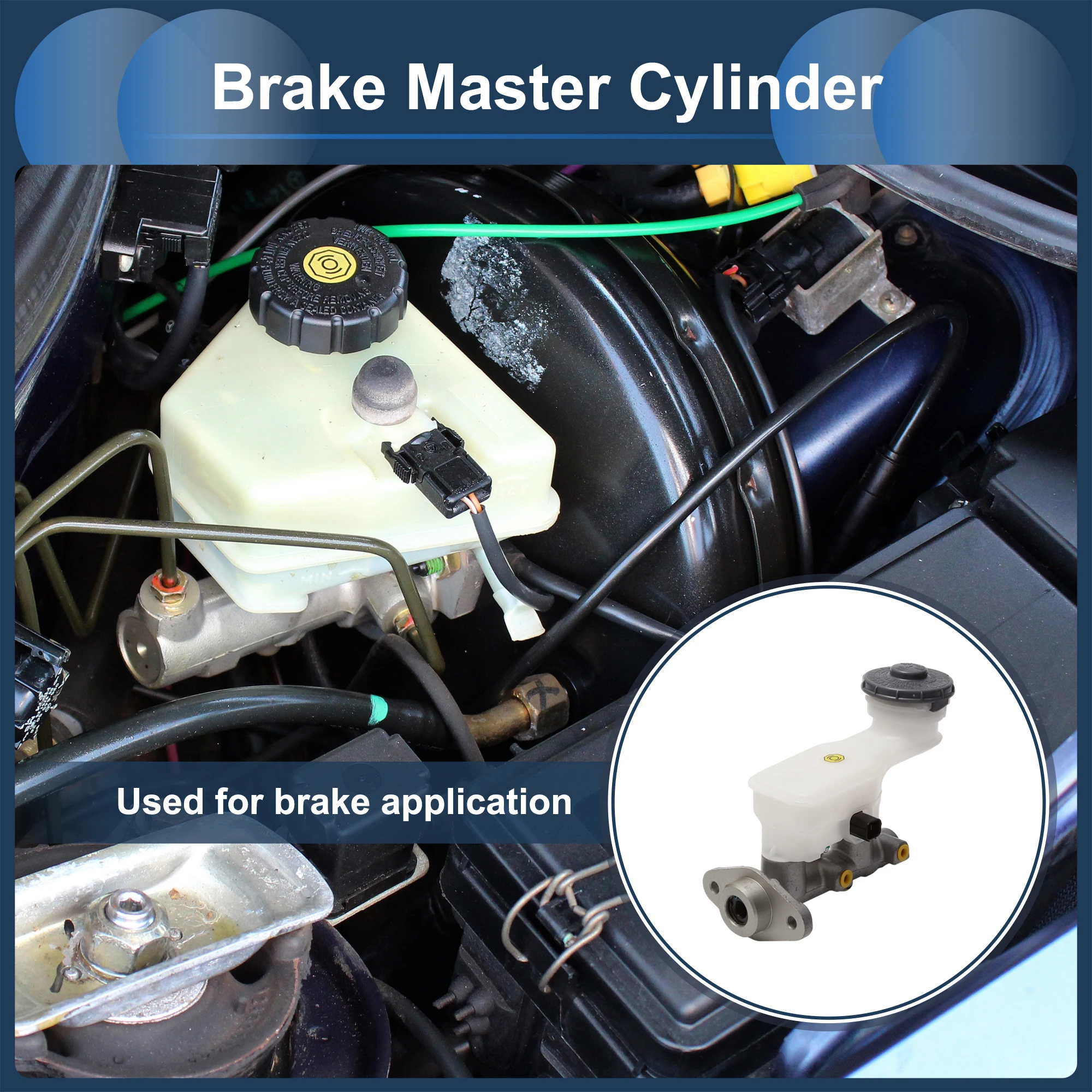

UXCELL Brake Master Cylinder with Reservoir No.46100SENH51 for Honda Fit 2005-2008