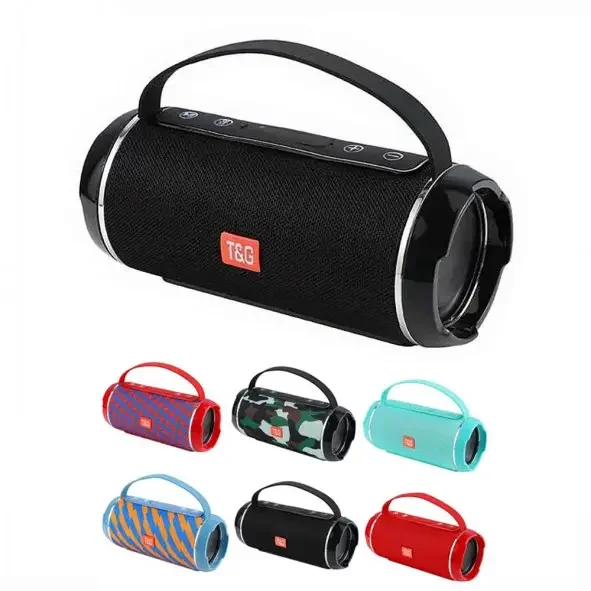 T&G Altavoz Portátil Hifi Inalámbrico TG116 con Bluetooth Resistente Al Agua