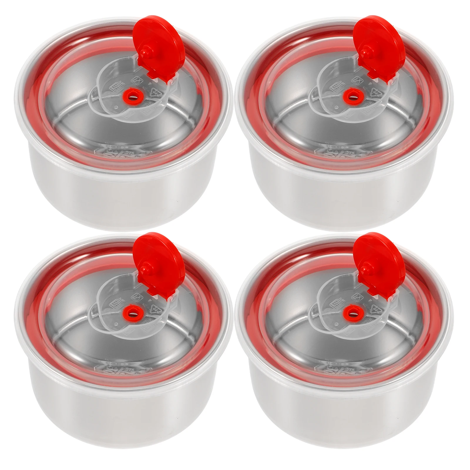 

4Pcs Stainless Steel Sample Boxes Food Storage Containers School Canteen Sample Testing Portable Kitchen Storage Containers