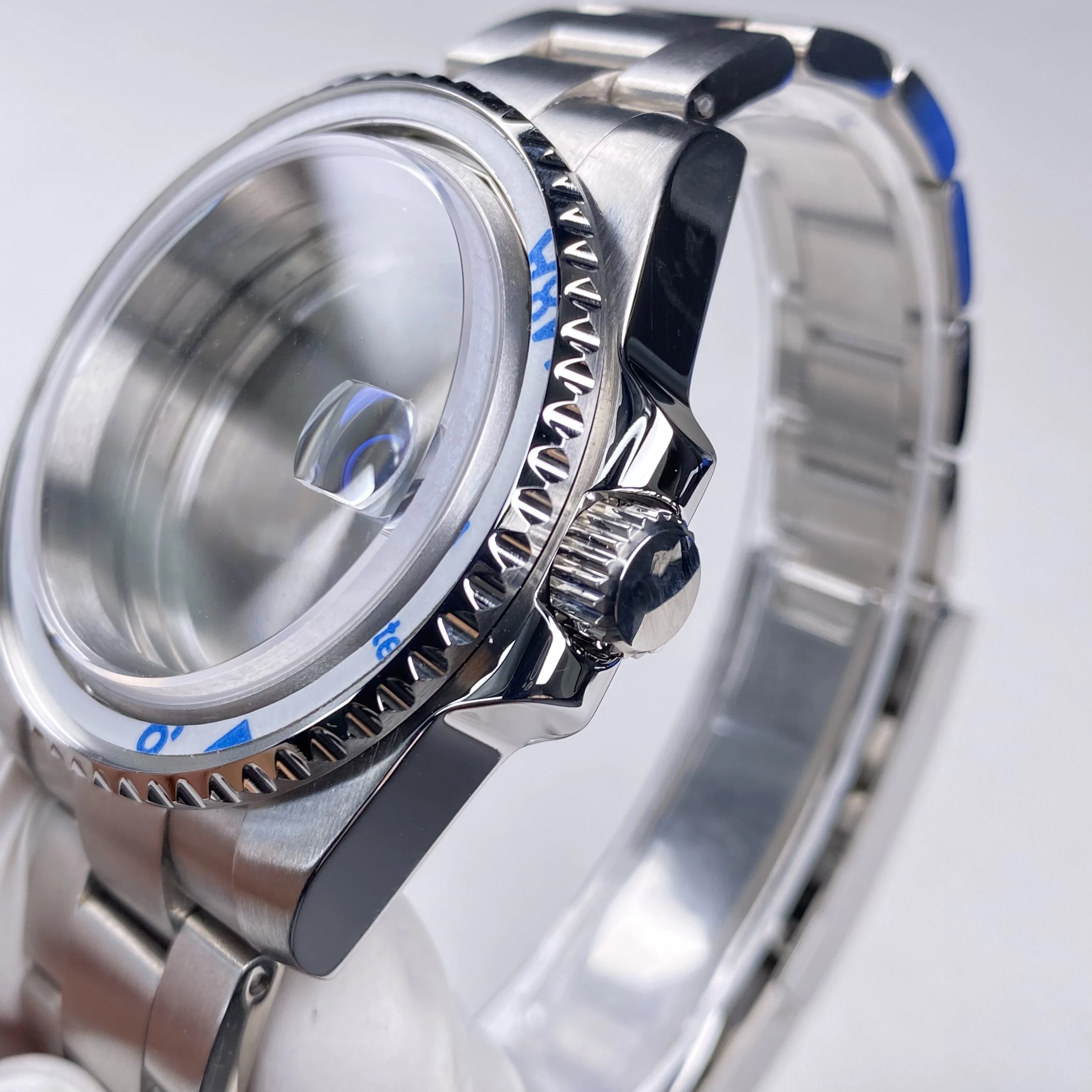 Корпус часов NH35 Sub/GMT, 40 мм, сапфировое стекло из нержавеющей стали, безель с 120 щелчками для механизмов NH34/NH35/NH36, аксессуары Seiko Mod