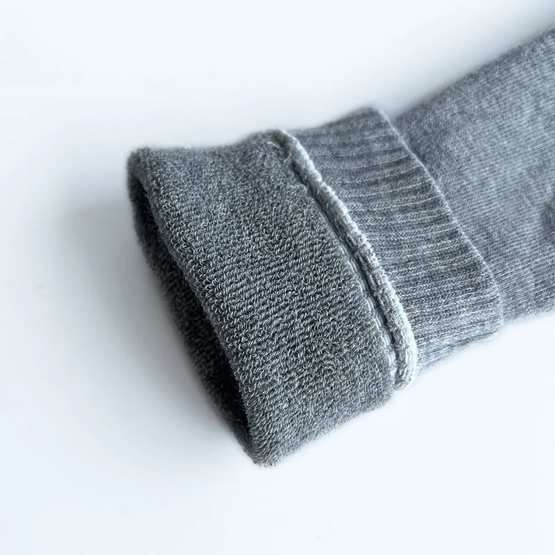 Winter Thick Toe Socks Man Solid Cotton Business Soft Sweat-Absorbing Keep Warm Floor Against Cold Snow Terry Five Finger Socks