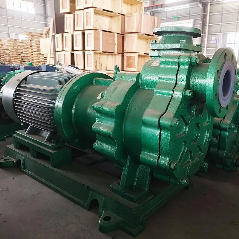 SUOU WF 65-50-120F Fluorine-lined Magnetic Self-priming Pump - Leak-free High-pressure Magnetic Drive Pump