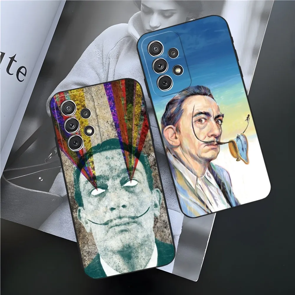 Phone Case for Samsung Galaxy Art Dali S23 Ultra S24 S22 S20 Fe Salvador S21 Plus A54 Quiet A34 A24 A53 Cellular M54 Note 20