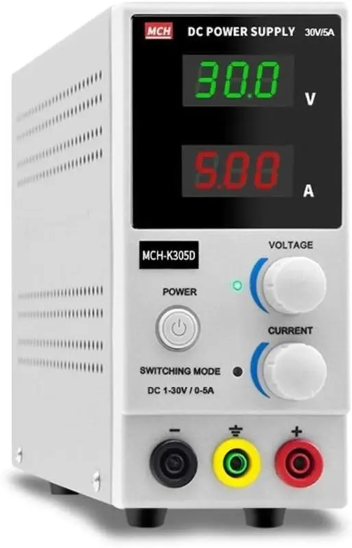 

Regulated Switching Power Supply MCH-K305D Adjustable DC Power Supply 30V 5A Electronic Repair DC Experimental Power Supply