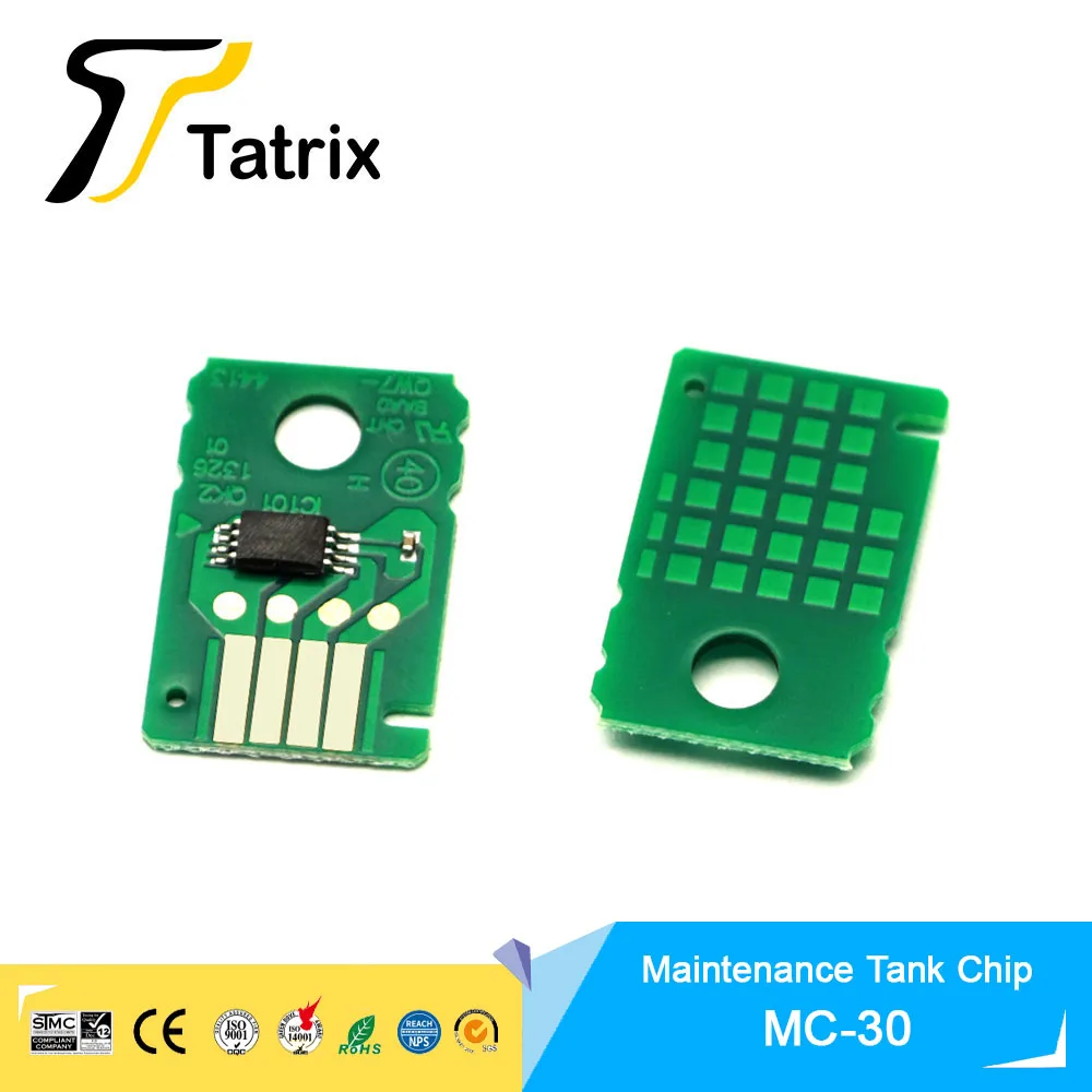 Tatrix MC30 Maintenance Tank Chip MC-30 Chip For Canon PRO-520 PRO-540 PRO-540s PRO-560 PRO-2000 PRO-4000 PRO-4000S PRO-6000S