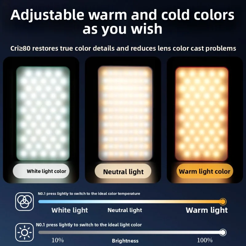 ไฟเติมโทรศัพท์มือถือ ANLAIKE N17 LED พร้อมคลิป ไฟเซลฟี่พกพาขนาดเล็ก