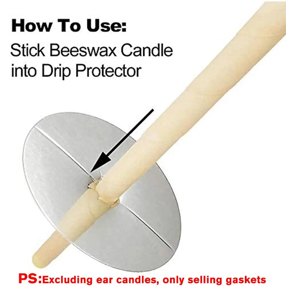 10pcs New Beeswax Candle Protectors Personal Ear Care Sale Protective Hot Disk A3N4