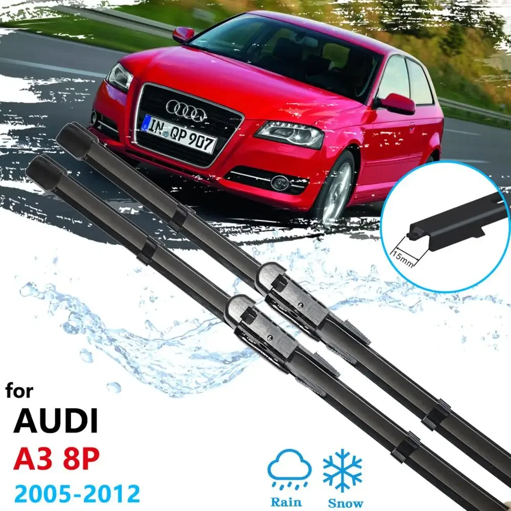 

Car Wiper Blades for Audi A3 8P 2005~2012 Front Windscreen Windshield Wipers Car Accessories Stickers 2006 2007 2008 2010 2011