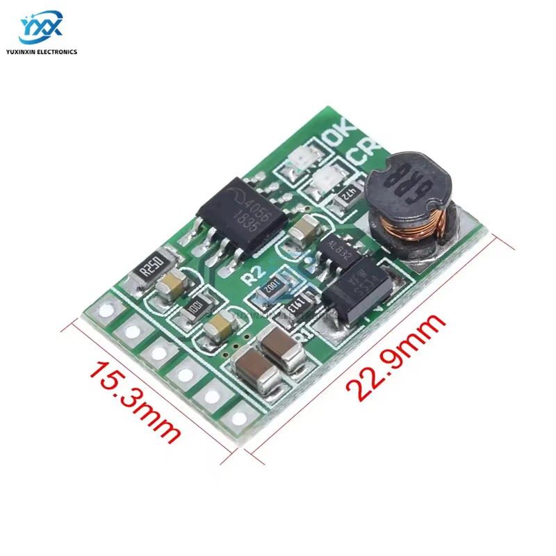 3.7V 4.2V Charger 5V 6V 9V 12V Discharger Board DD05CVSA DC DC Converter Boost Module Solar Mobile Power Charger Lithium Battery