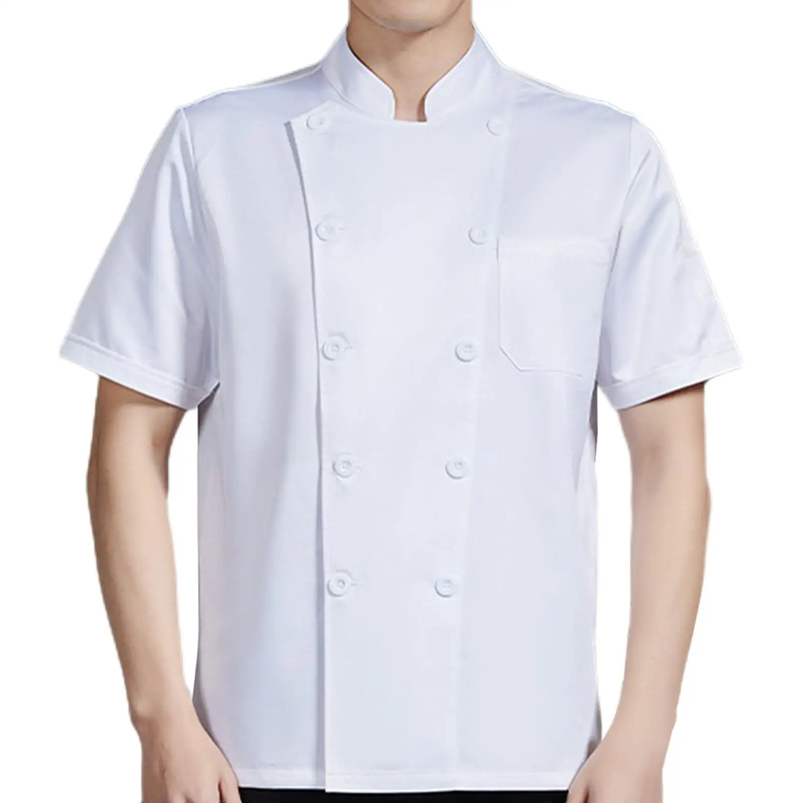 Chef-Koks Shirt Executive Heren Chef-Koksjas Voor Catering Keuken Voedingsindustrie