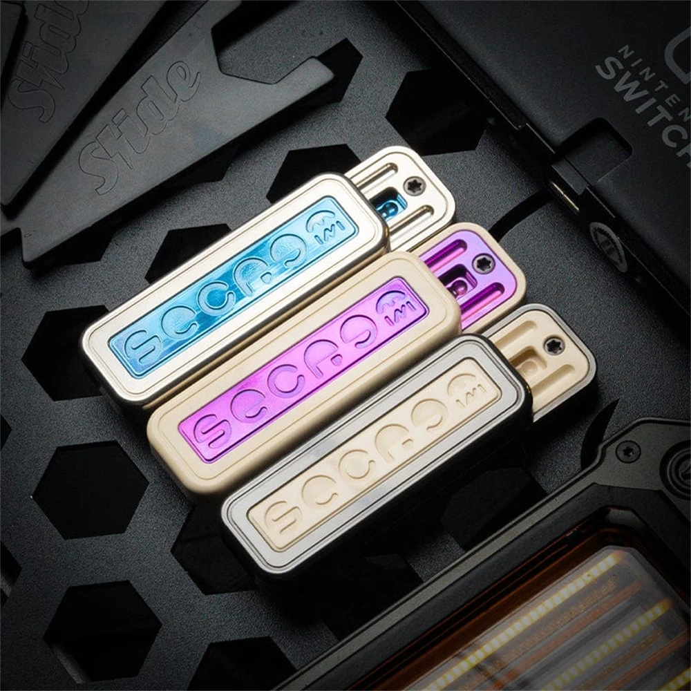 WM Secret Mechanical Slider Zirkoniumlegierung Fidget Spinner EDC Spielzeug Anti Stress Hand Spinner ADHS Angstlinderung Sensorisches Spielzeug