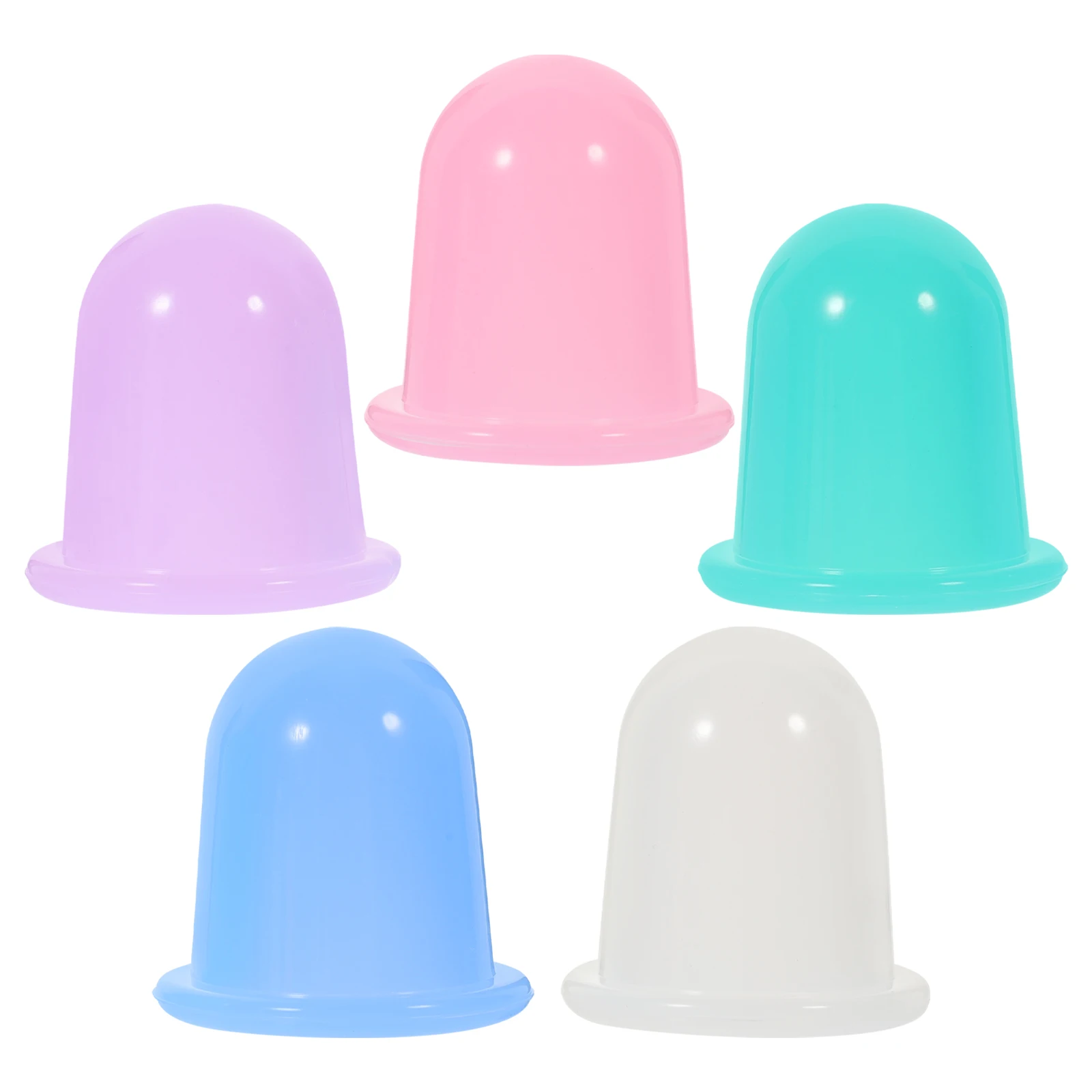

5pcs Silicone Massage Cups for Therapy Vacuum Suction Whole Body Hygienic Cupping Anti Cellulite Lymphatic Drainage Body