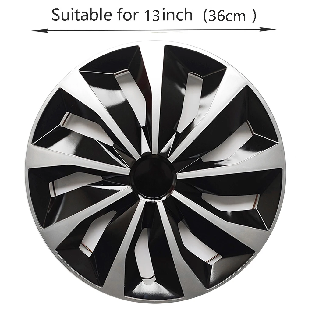 4pcs Hubcaps suitable for cars with 13-inch iron wheels, made of PP plastic can be used to decorate the appearance of car wheels