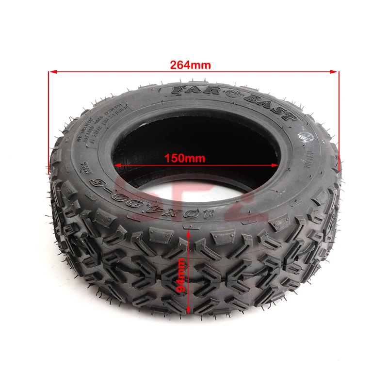 ATV Motorcycle Bike 10X4.00-6 Snow Plow Tires 10*4.00-6 Beach Tire Vacuum 4 Wheels Vehicle Tyre