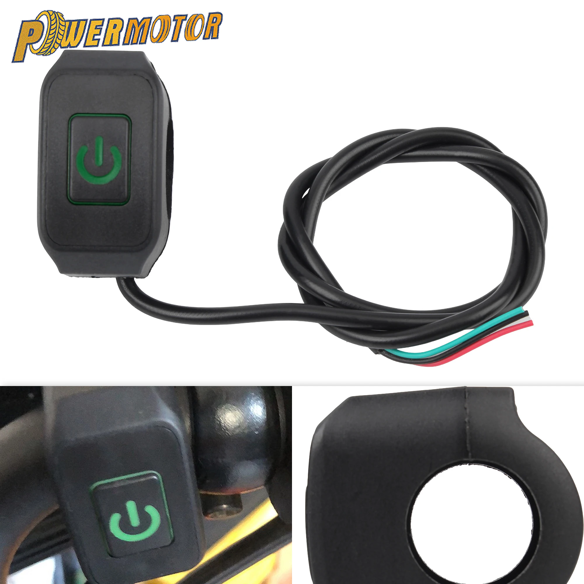 

Universal Motorcycle Handlebar Switch Button for Electric Star Pressure Waterproof Control Switch Motocross Modified Accessories