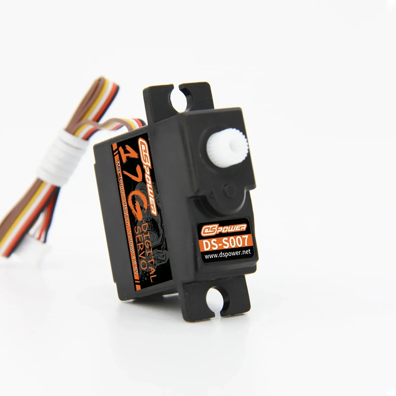 DSPOWER 17G/21G Mikro-Digital-Wasserdichtes Servo mit Kunststoff-/Metallgetriebe für 1/16 1/18 RC Mini Auto LKW Boot Roboter Modell Upgrade-Teile – Detail 17