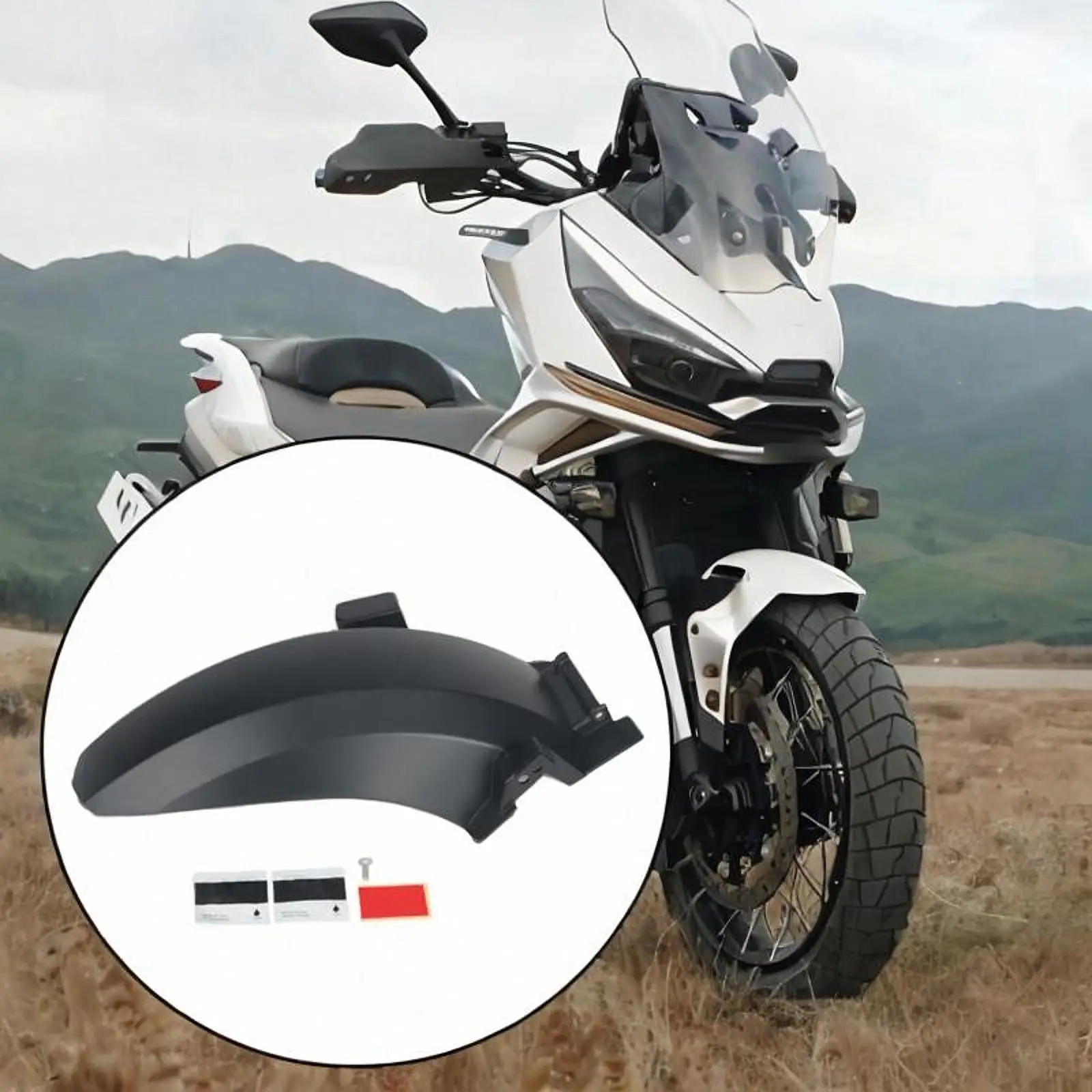 

Motorcycle Mud Flap for Zontes 368G Motorbike Protection Easy Installation Anti Mud Exterior Parts Replacement Rear Fender