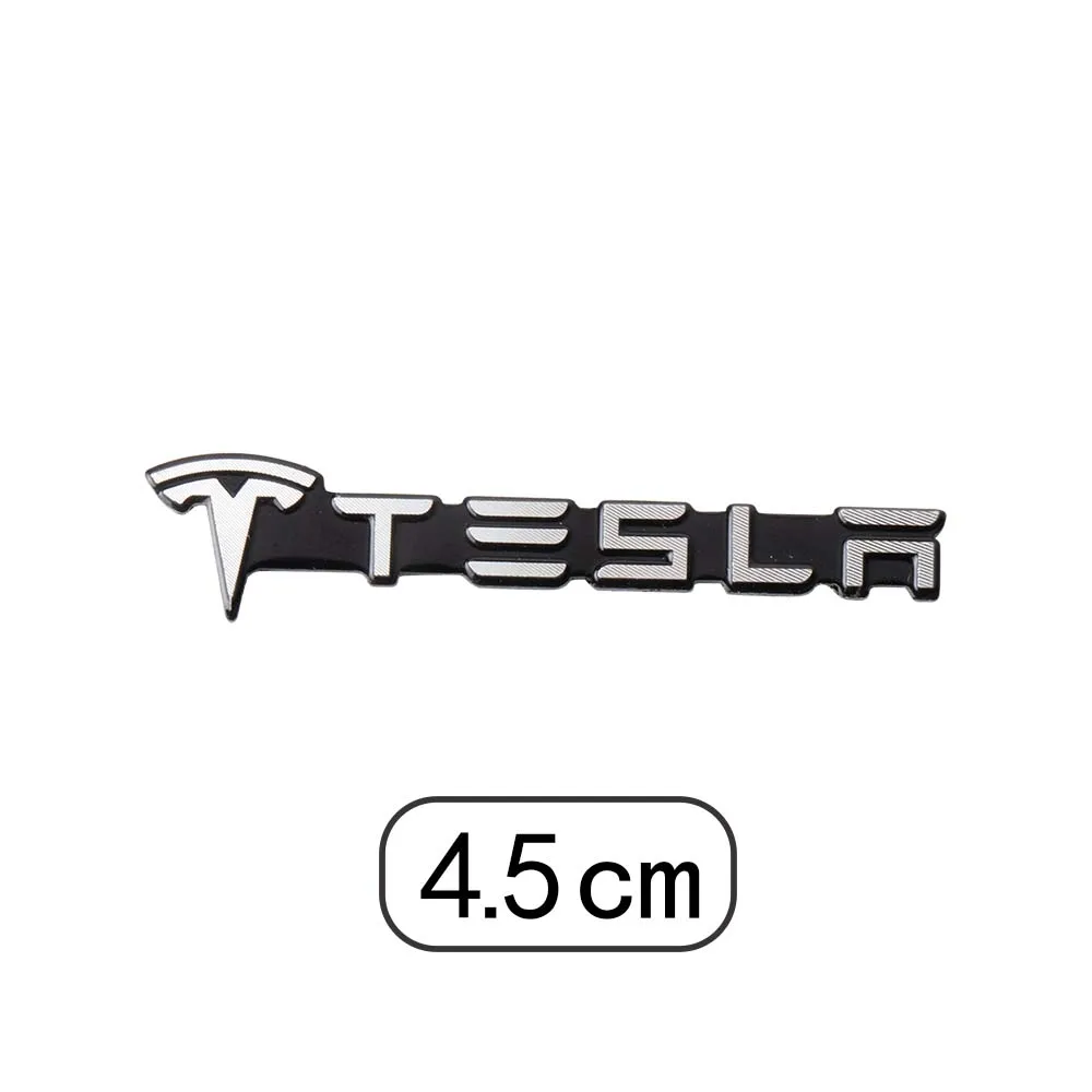 2/4Pcs Car ABS Aluminum Emblem Speaker Audio Speaker Badge Sticker For Tesla Model 3 Model Y Model S Model X Cybertruck Roadster