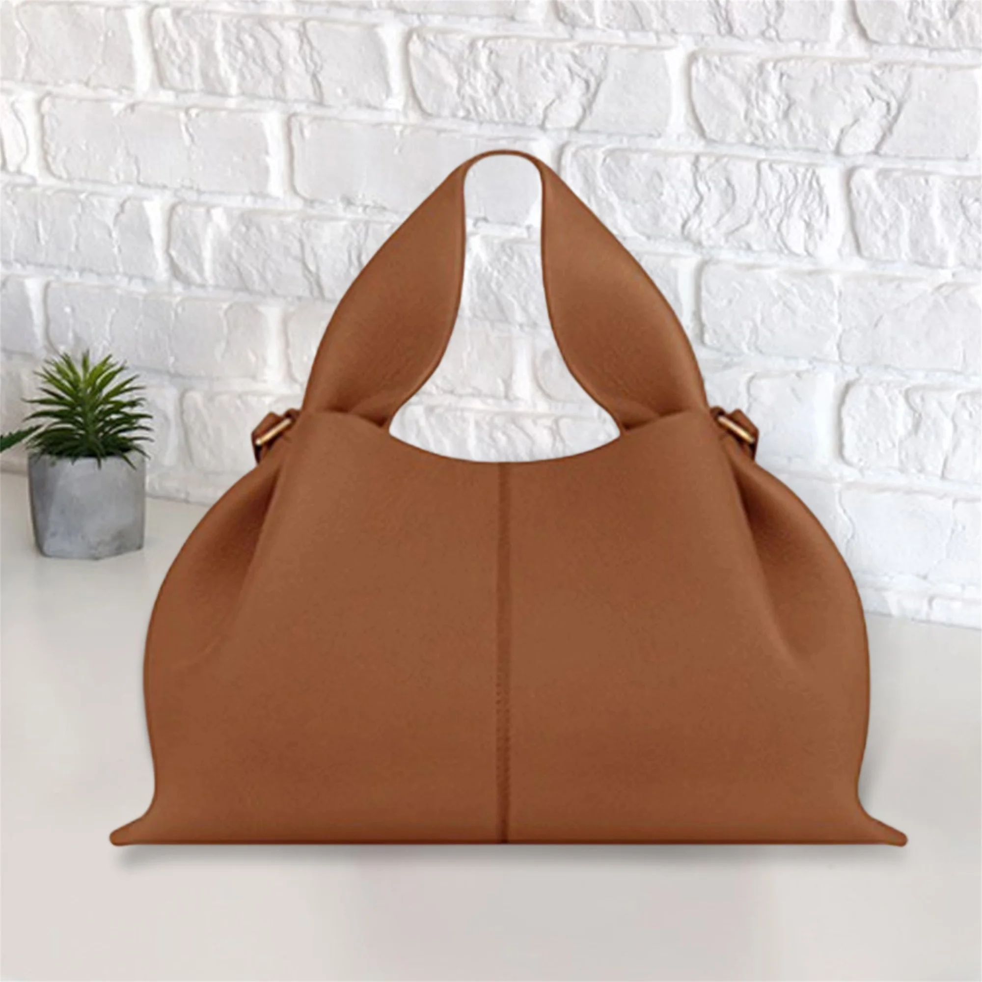 Stylish Shoulder Bag for Ladies Elegant Design Faux Leather Crossbody Purse Chic Handbag for Work Travel Shopping