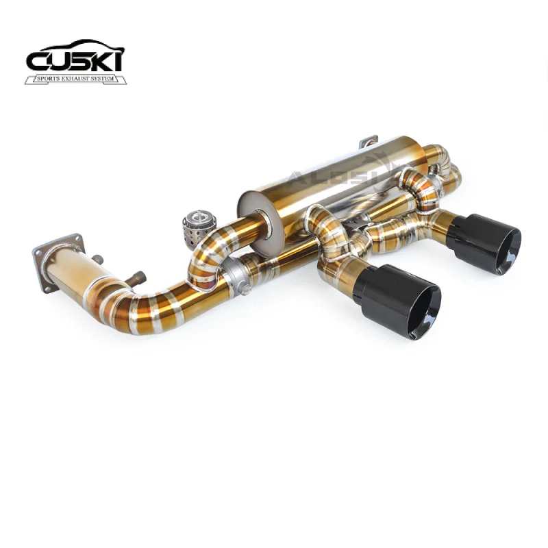 Cat-back Exhaust pipe for the Porsche 991.2 Carrera GTS 3.0T 2015-2019 Smart Valve Exhaust System Reduce exhaust resistance
