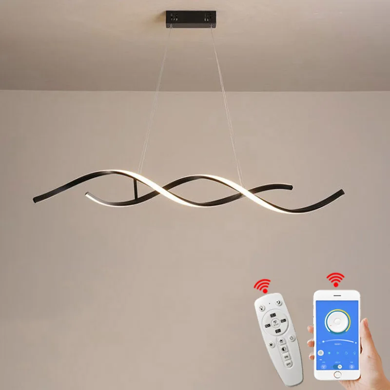 

NEO GLeam Modern LED Pendant Lights For Living Room Dining Room Bar Kitchen Room RC+APP Dimming Hanging Pendant lamp Fixtures