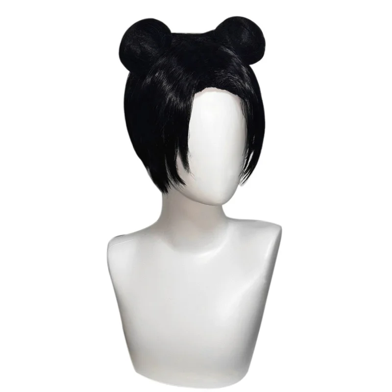 parrucca cosplay Ogni giorno doppia borsa per capelli styling cos Parrucca in rete di seta rosa ad alta temperatura Parrucca per costume di Halloween