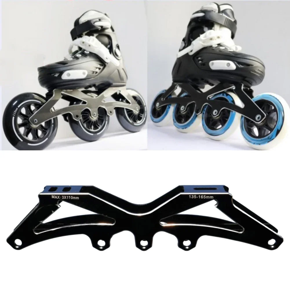 Lnline Skate Wheel Bracket Speed Skates Frame Base 4-Wheel Transfer To 3-Wheel Roller Skating Shoe Integrated Bracket